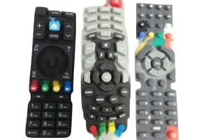 厂家定制遥控器 透光轻触导电硅橡胶按键